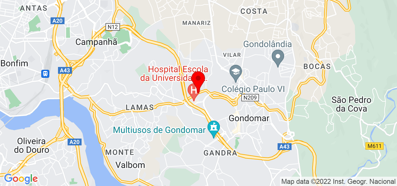 CRIATIVIDEIA - BUSINESS & INOVATION - Porto - Gondomar - Karte