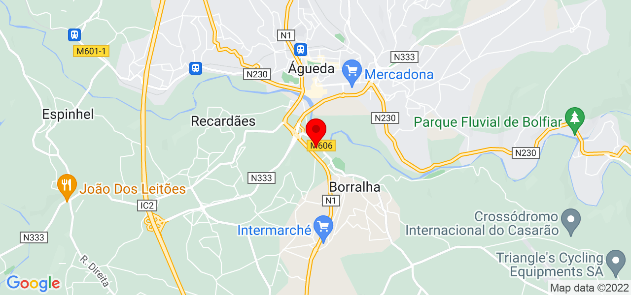 Let&iacute;cia Pires - Aveiro - Águeda - Mapa