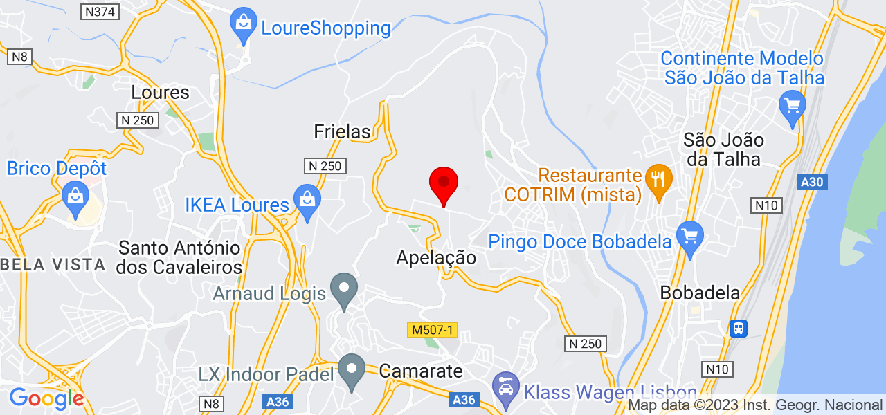 AvRemodela&ccedil;&atilde;o - Lisboa - Loures - Mapa