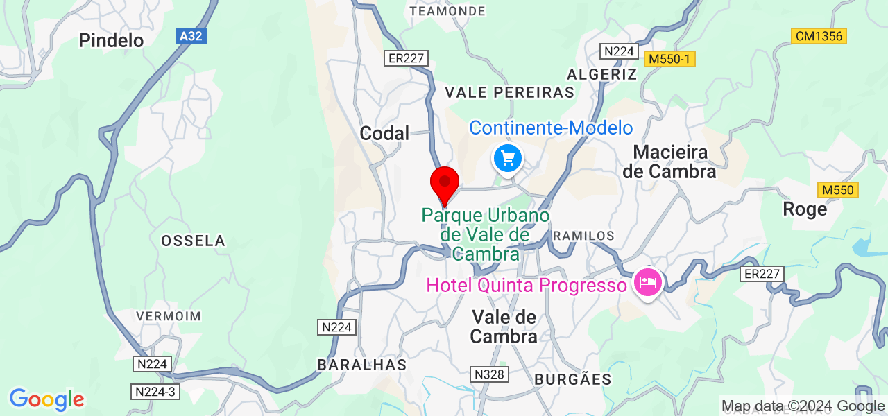 Quinta da Relva - Aveiro - Vale de Cambra - Map