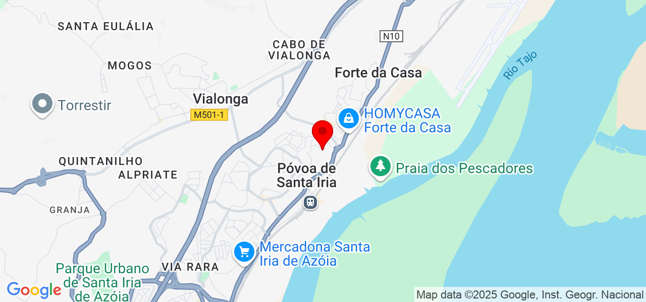 Liliana Camilo - Lisboa - Vila Franca de Xira - Mapa