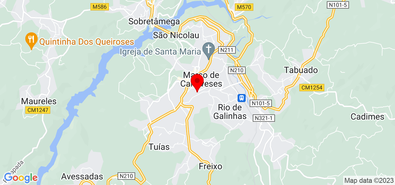 Márcia Neves - Porto - Marco de Canaveses - Map