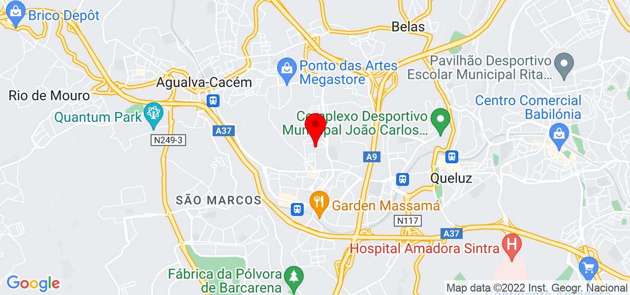 C&eacute;lia Martins - Lisboa - Sintra - Mapa