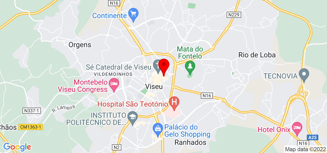 Jardel gonzales - Viseu - Viseu - Mapa