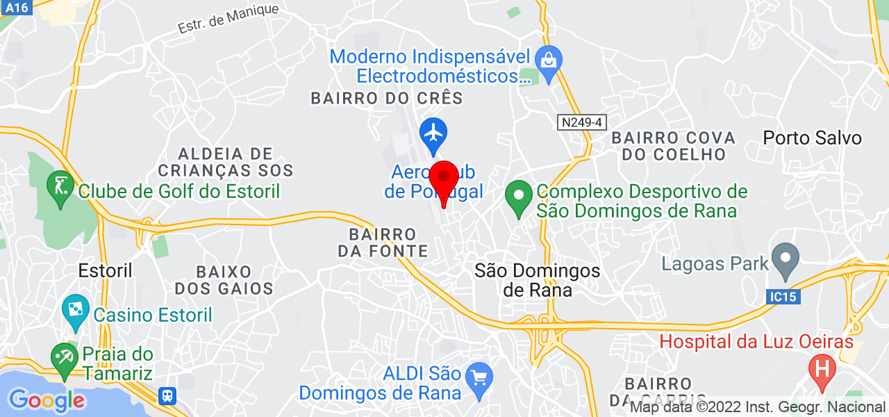 Bruna Duarte - Lisboa - Cascais - Mapa