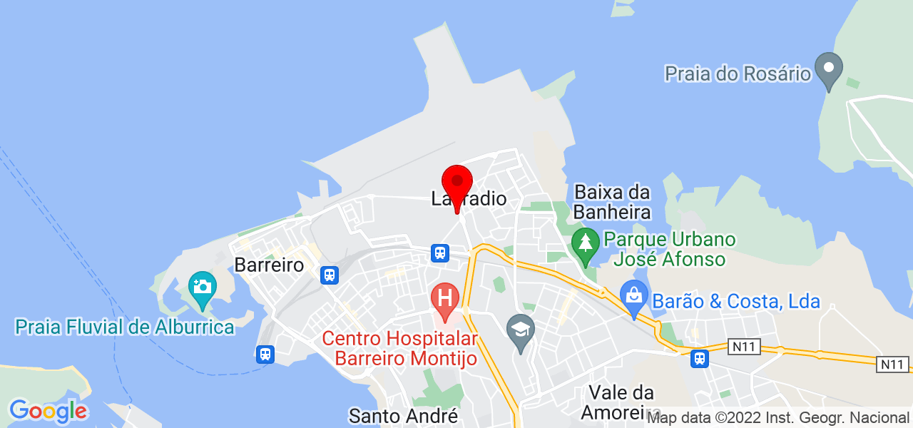 LHS Construções & Serviços - Setúbal - Barreiro - Karte