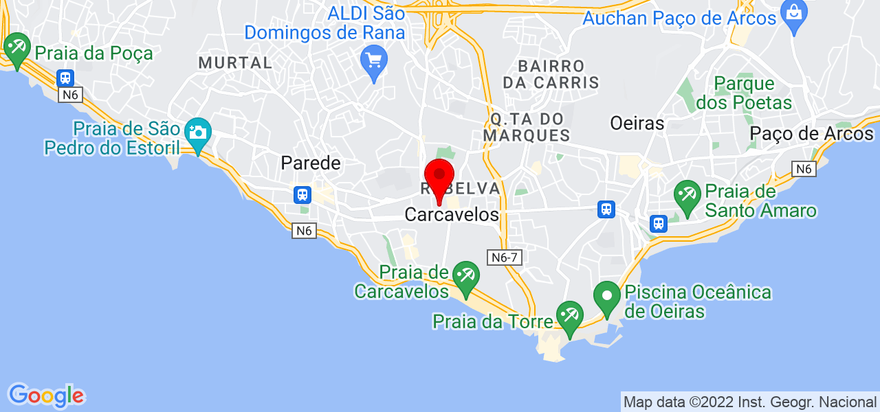Laercio  ferreira - Lisboa - Cascais - Mapa