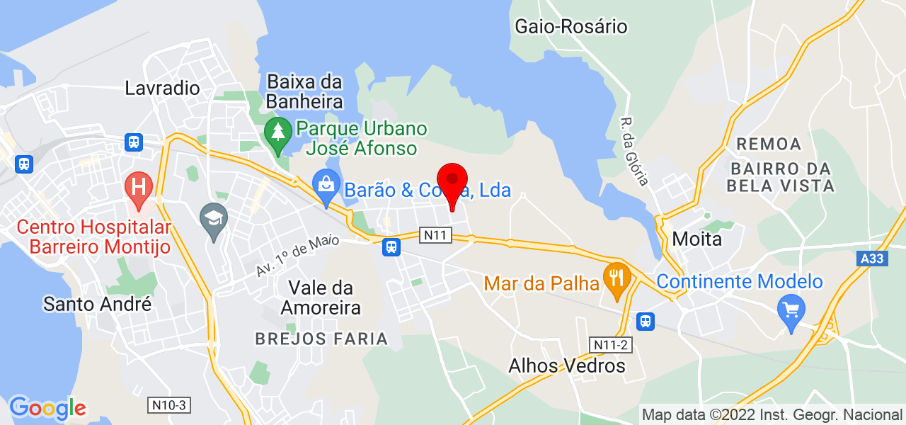 MaSu Arquitectos - Setúbal - Moita - Mapa