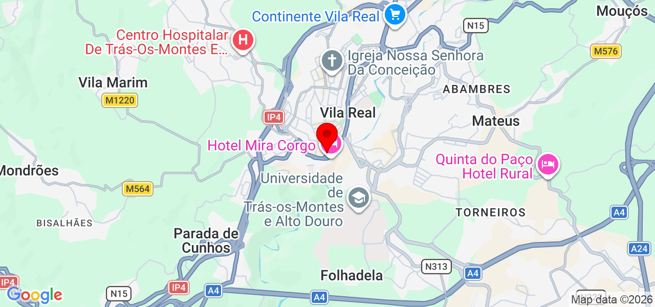 Alda Paula J. Alves Pais - Vila Real - Vila Real - Karte