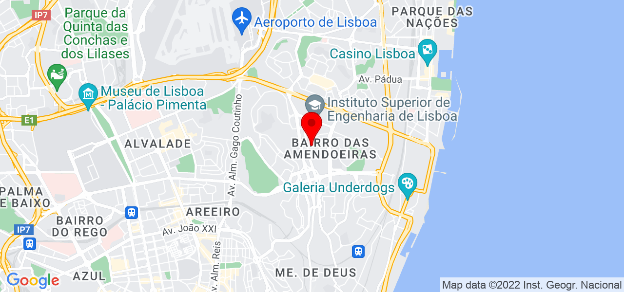 Virgilio Almeida - Lisboa - Lisboa - Mapa