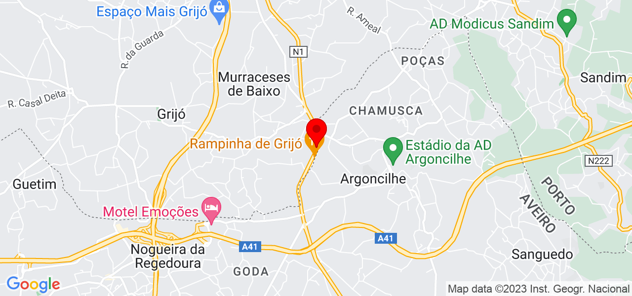 Juliana Fragoso Gomes - Porto - Vila Nova de Gaia - Mapa
