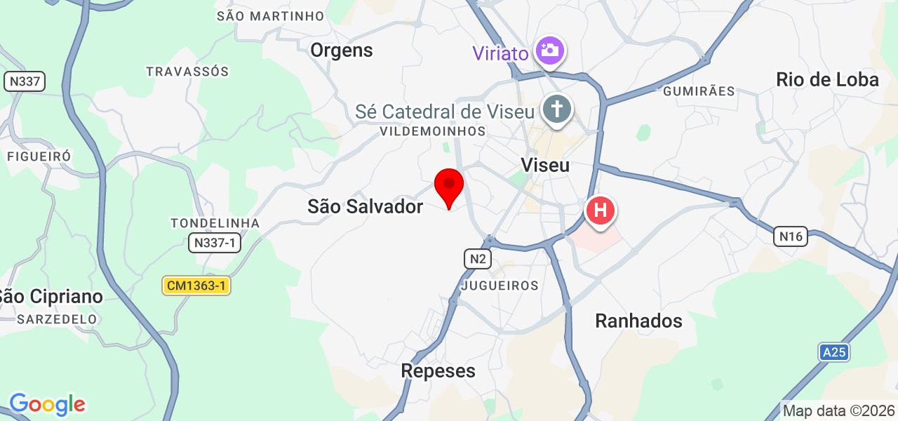 Silvia - Viseu - Viseu - Map