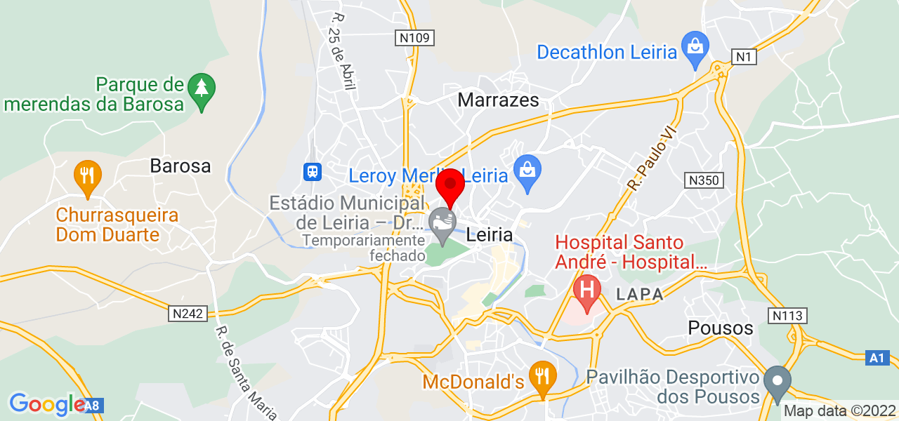 Vera - Leiria - Leiria - Mapa