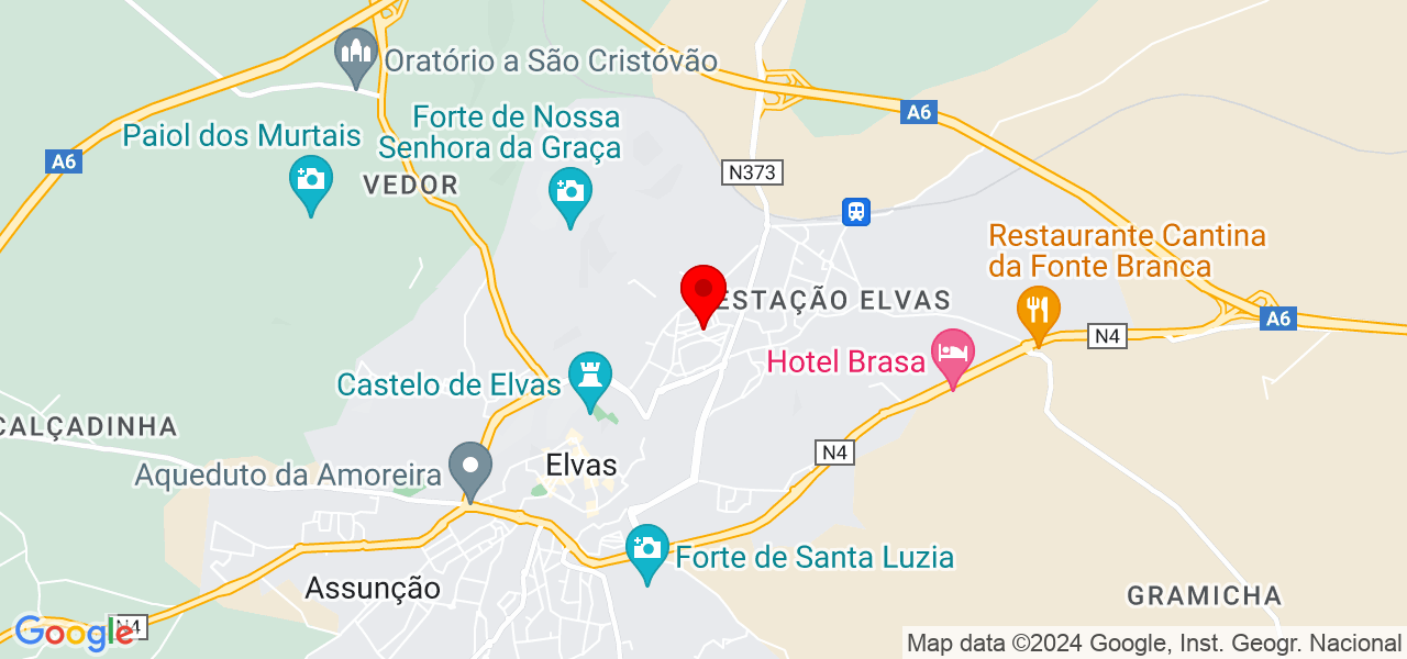 Ana Coelho - Portalegre - Elvas - Mapa