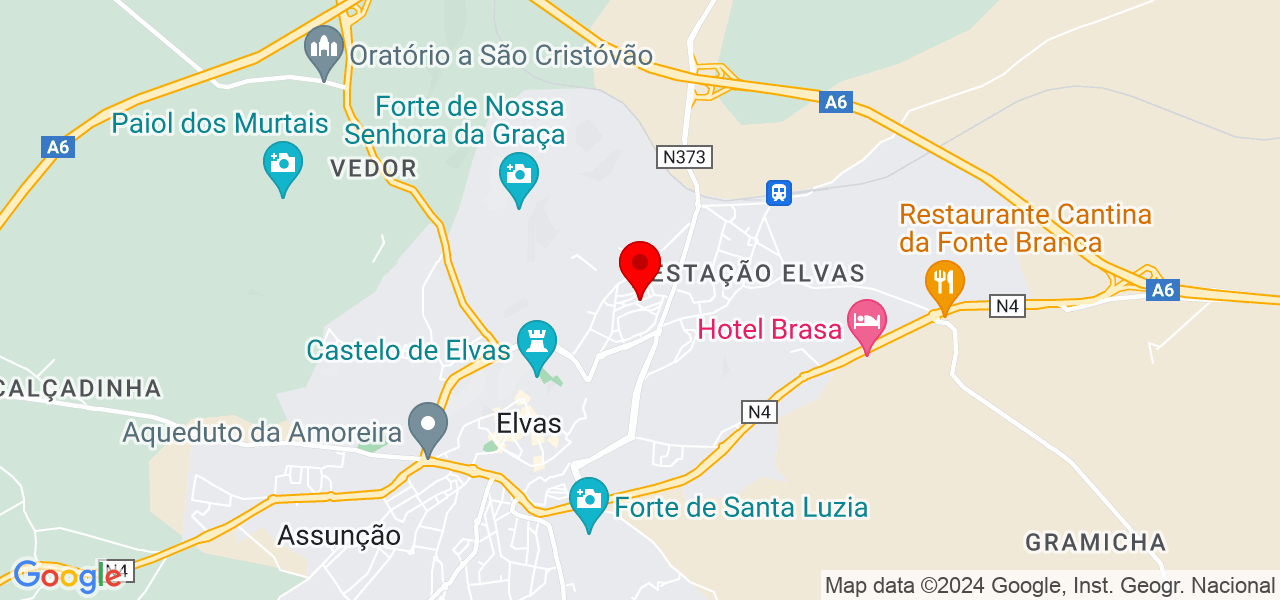 Ana Coelho - Portalegre - Elvas - Map