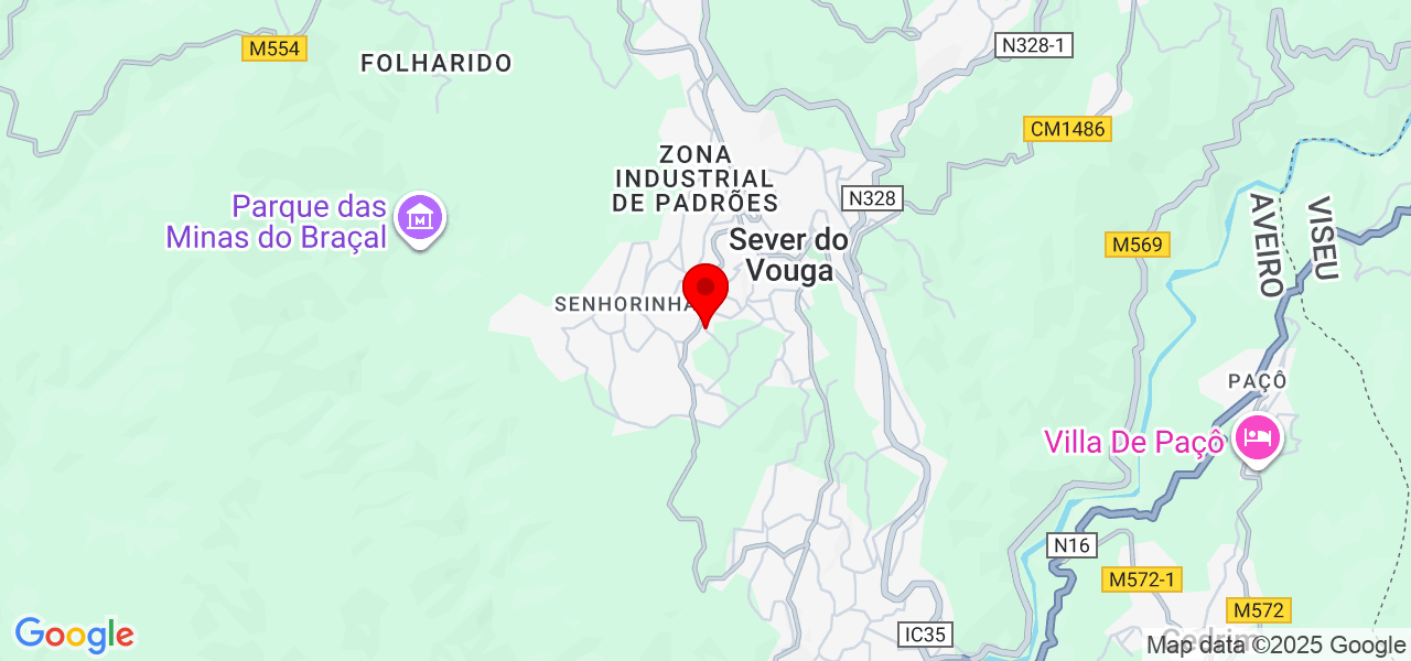 Nelson artes - Aveiro - Sever do Vouga - Mapa