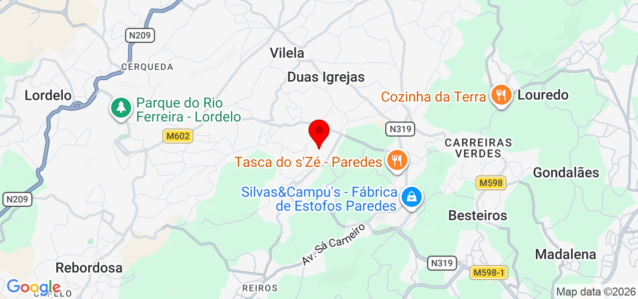 BM serralharia - Porto - Paredes - Map