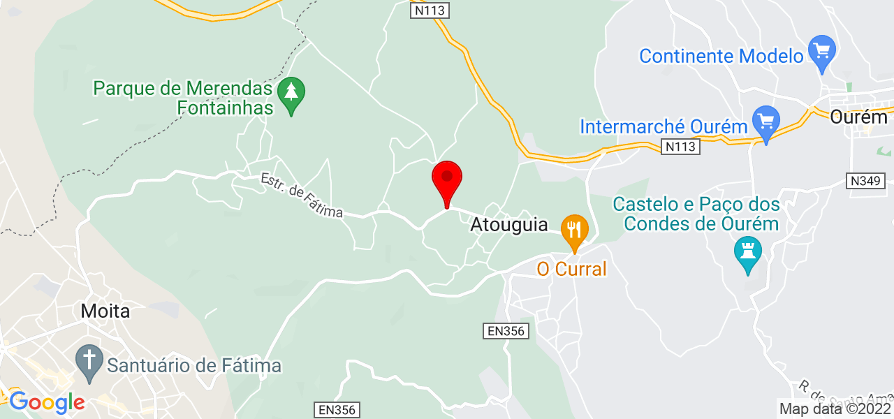 MOURAD - Santarém - Ourém - Mapa
