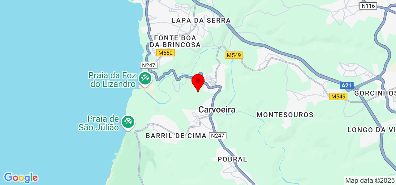 Reginaldo junior - Lisboa - Mafra - Map