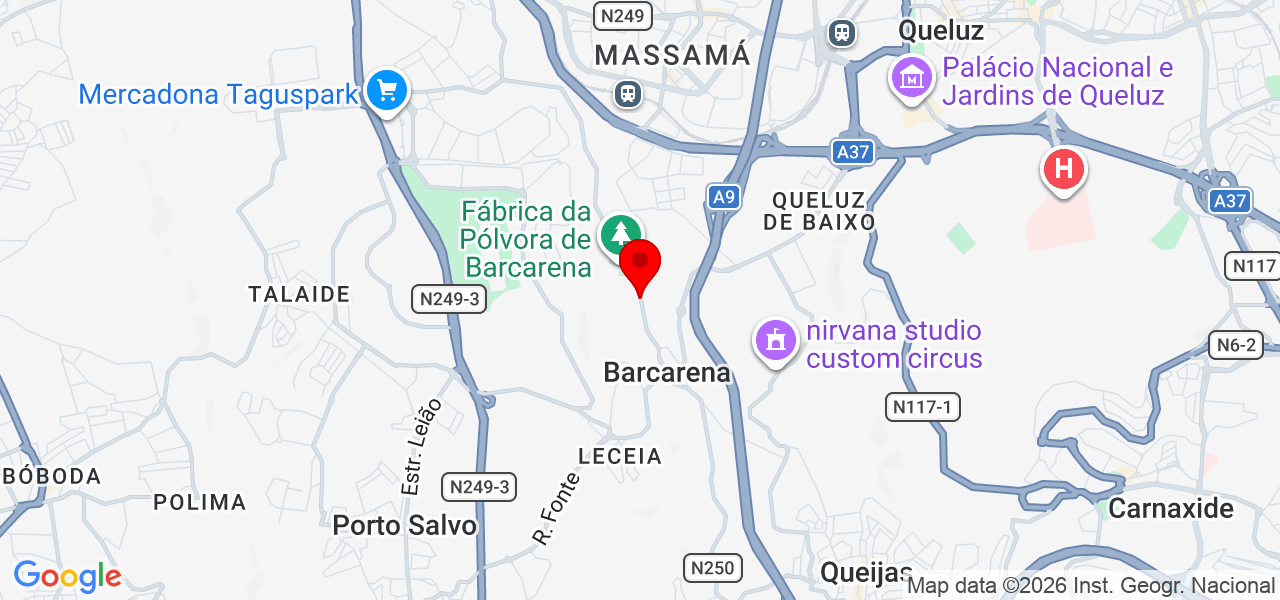 Lima’s Clean Team - Lisboa - Oeiras - Mapa