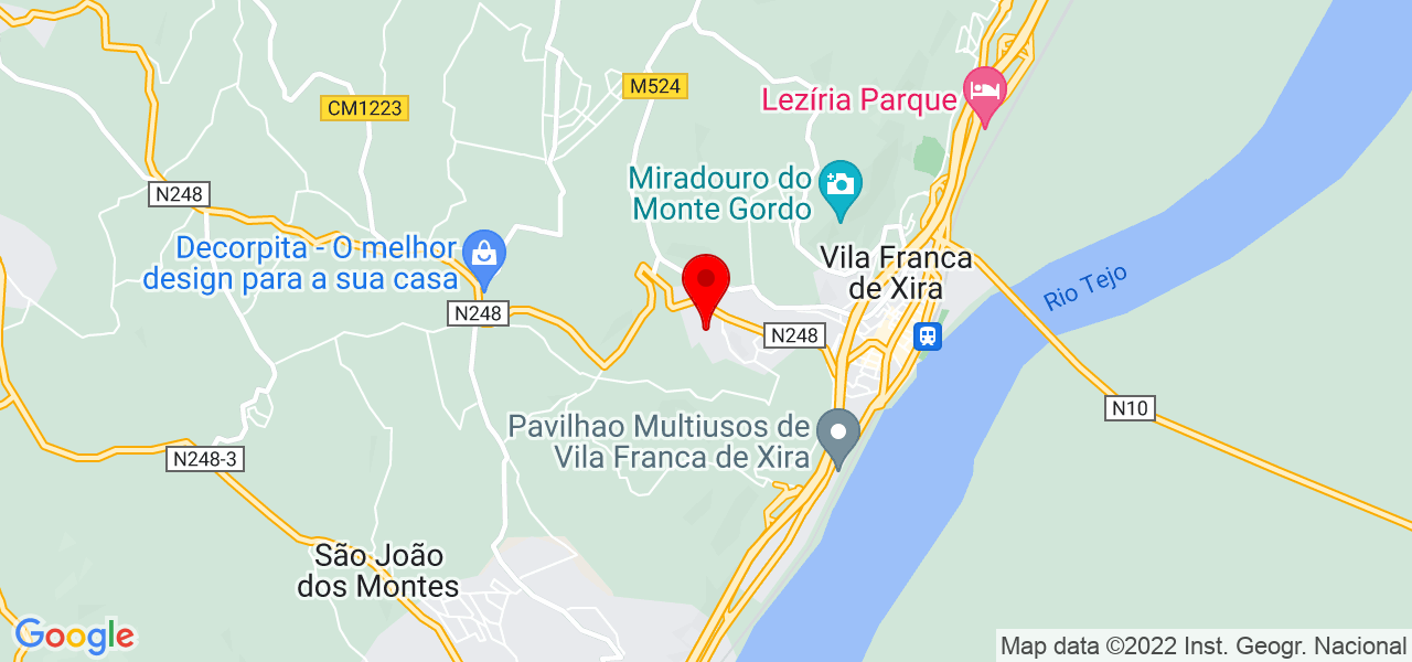 CleanStar - Lisboa - Vila Franca de Xira - Map