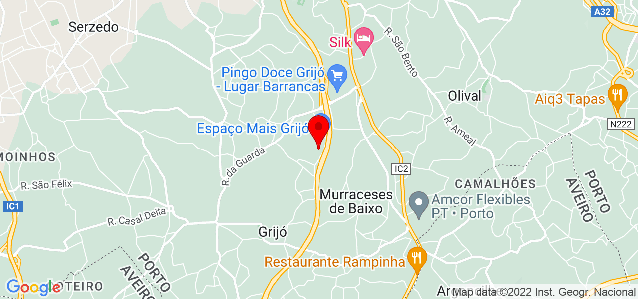 Am&eacute;rico Sousa - Porto - Vila Nova de Gaia - Mapa