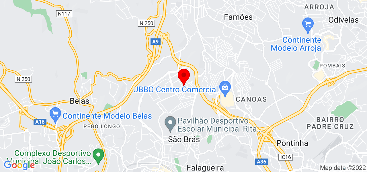 Edson - Lisboa - Amadora - Mapa