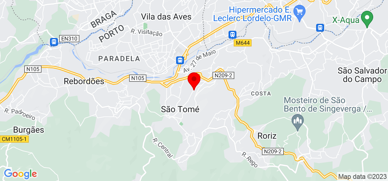 In&ecirc;s - Porto - Santo Tirso - Mapa