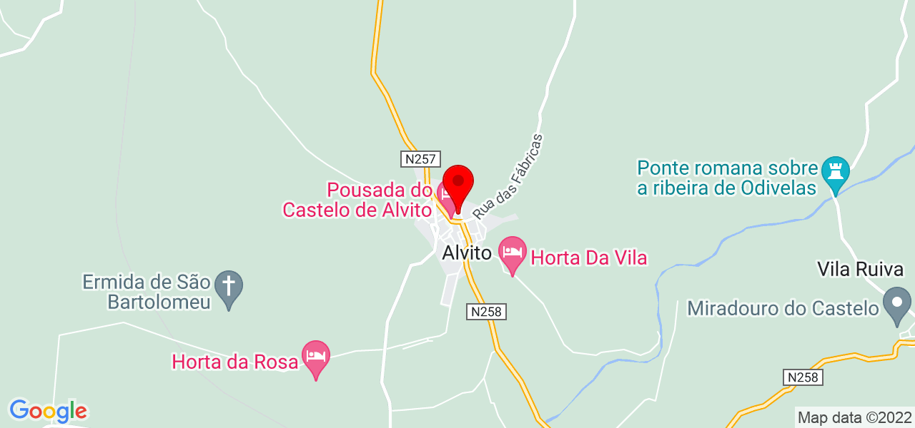 Tiago Concei&ccedil;&atilde;o - Beja - Alvito - Mapa
