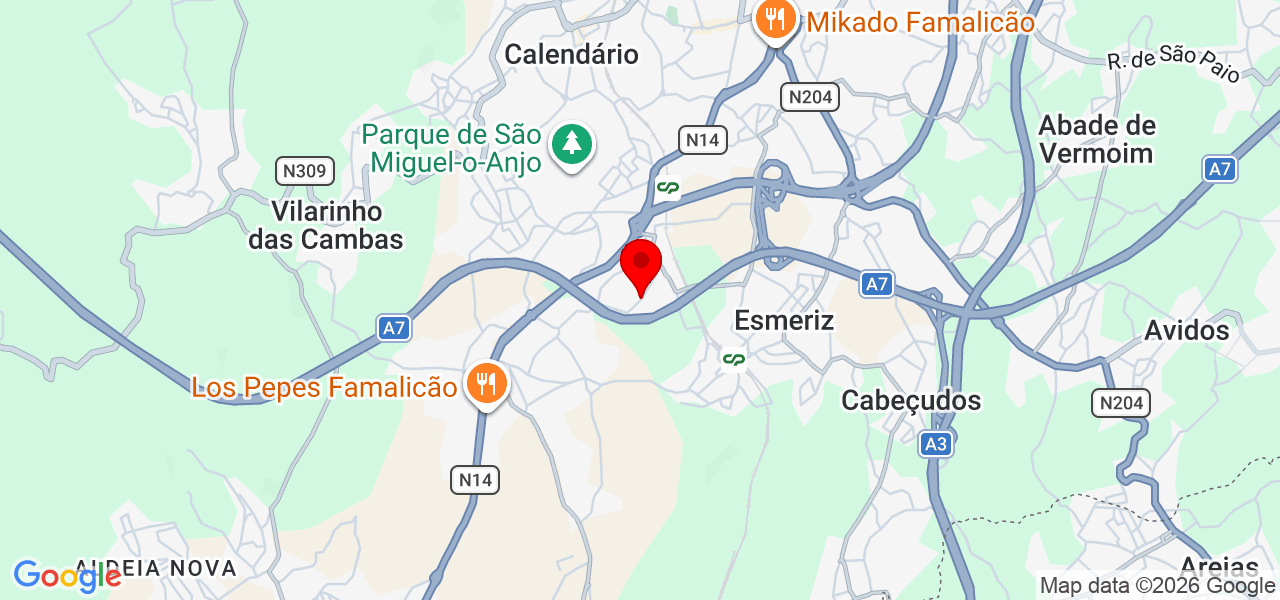 Nuno Senra - Braga - Vila Nova de Famalicão - Carte