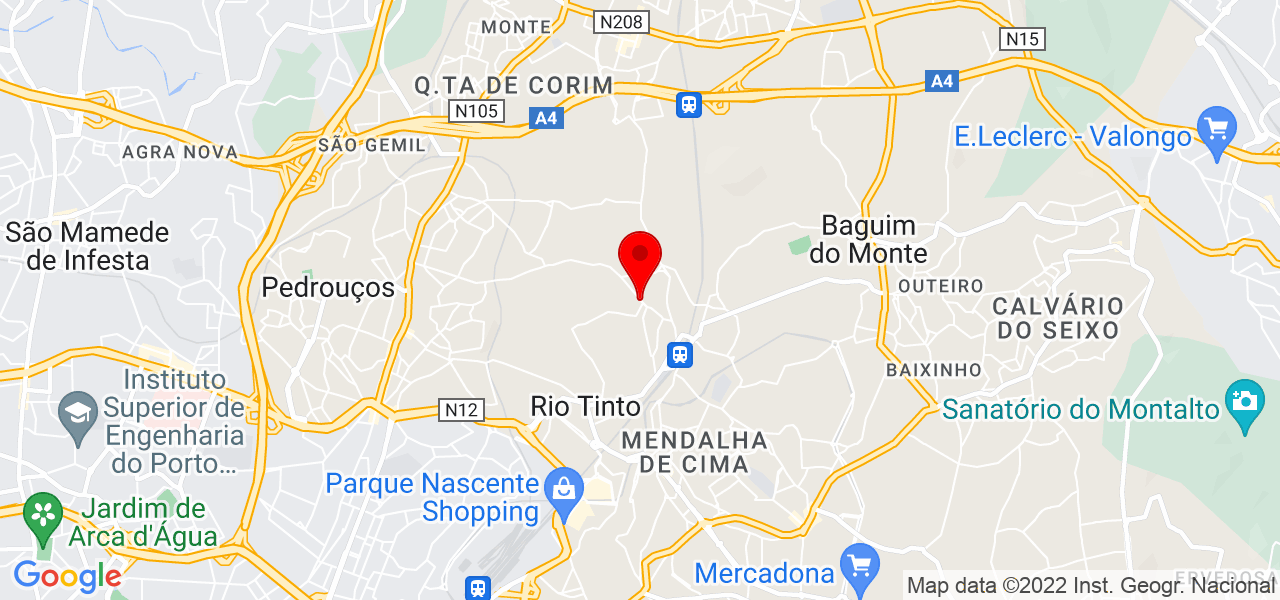 Jorge Meireles - Porto - Gondomar - Mapa