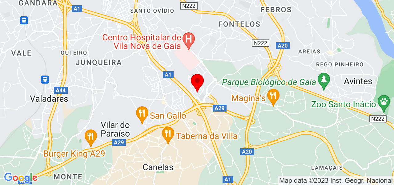 Sandra - Porto - Vila Nova de Gaia - Mapa