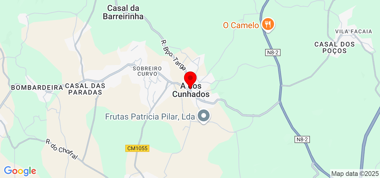 Patrícia Agostinho - Lisboa - Torres Vedras - Mapa