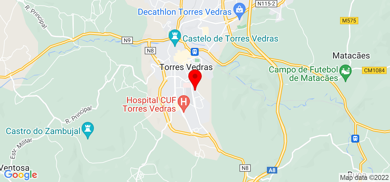 João Rodrigues - Lisboa - Torres Vedras - Mapa