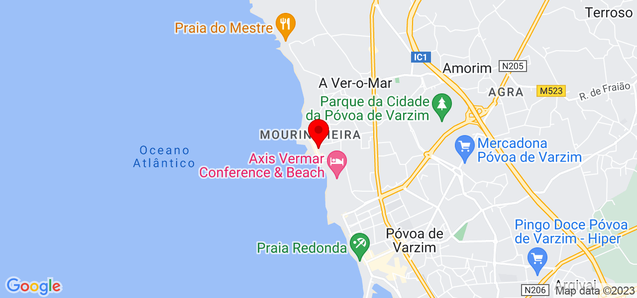 Ivonete Alves - Porto - Póvoa de Varzim - Mapa
