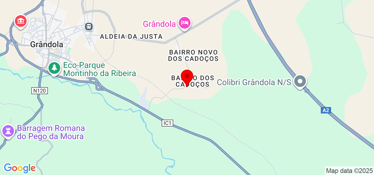 Vitor Valente - Setúbal - Grândola - Mapa