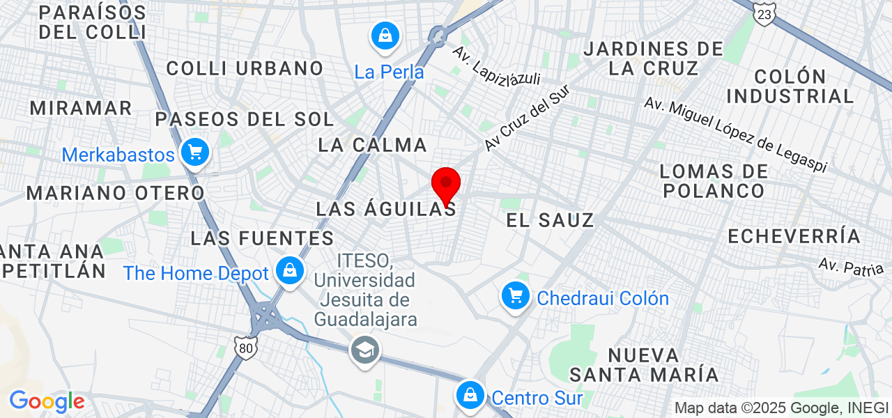 Erneztto Infantte - Jalisco - Zapopan - Mapa