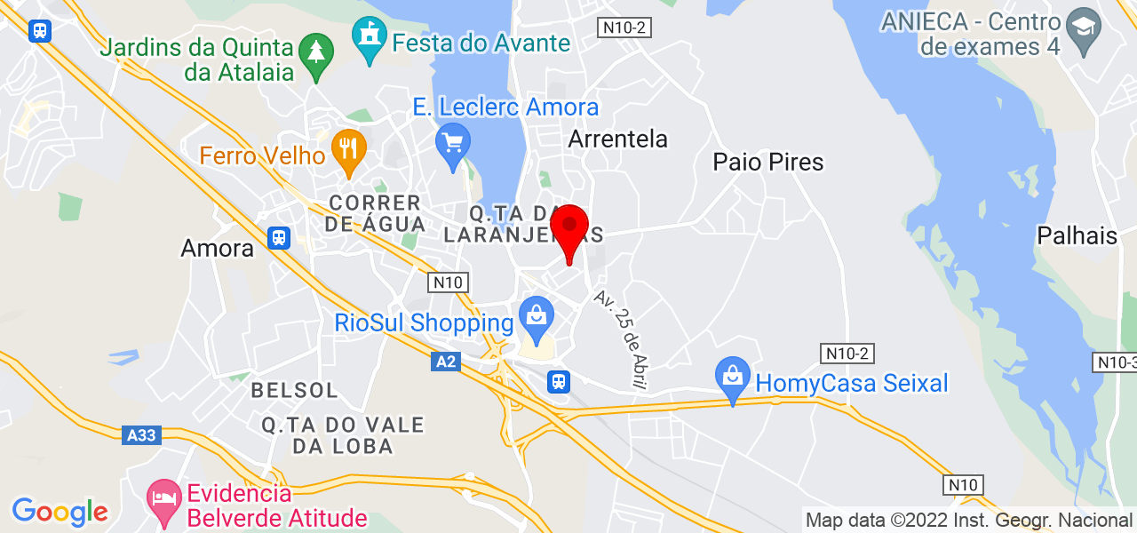 Tiago Eloy COACH - Setúbal - Seixal - Mapa