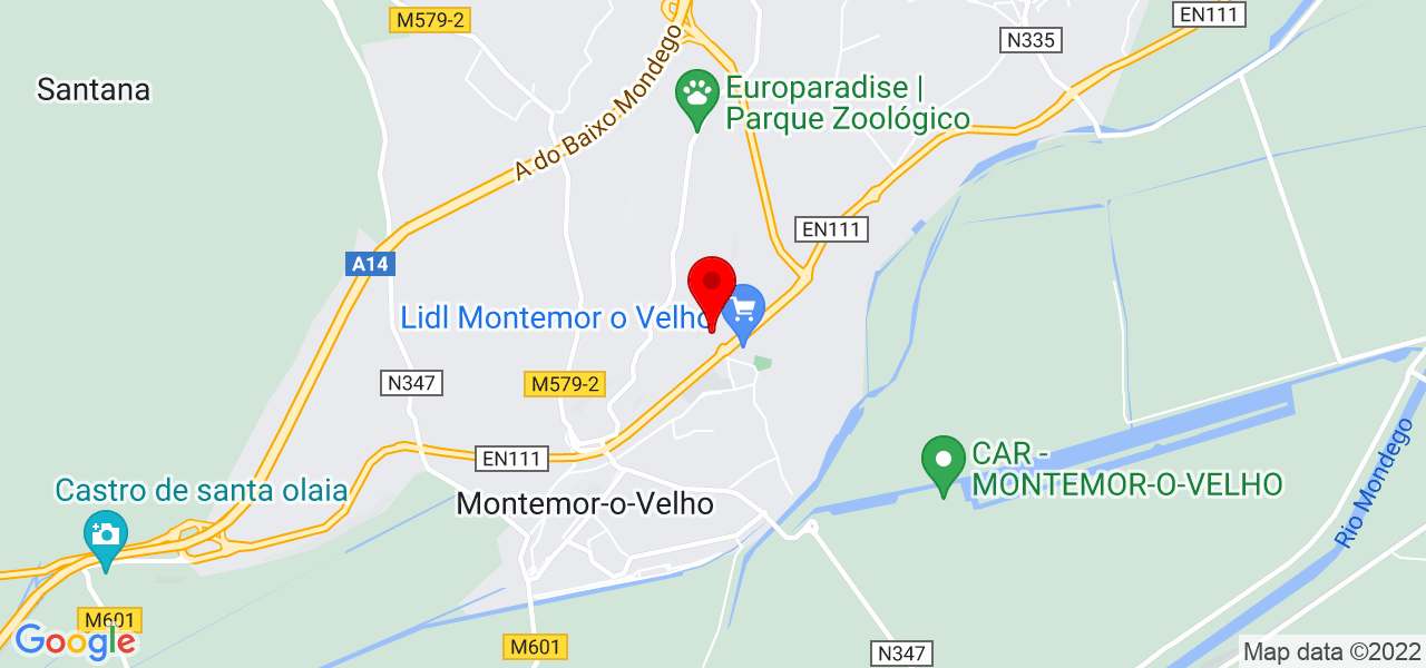 Daniel Andr&eacute; Matos Rebelo - Coimbra - Montemor-o-Velho - Mapa