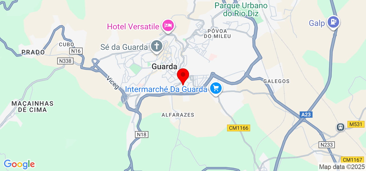 Beatriz Carvalho - Guarda - Guarda - Mapa