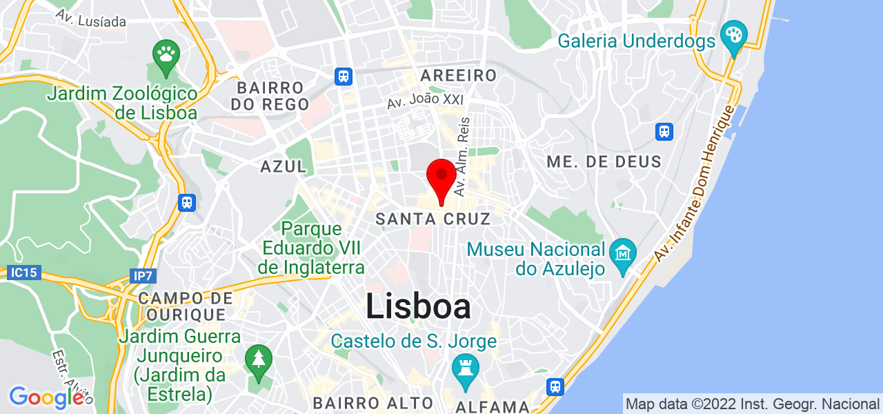 J&uacute;lio Henrique Moura Guerreiro - Lisboa - Lisboa - Mapa
