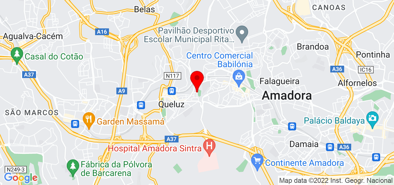 D&eacute;lcia - Lisboa - Sintra - Mapa