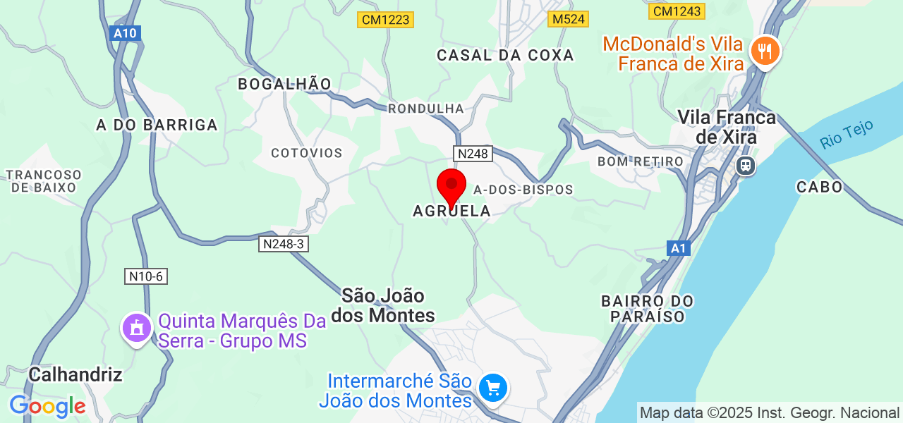 João lopes - Lisboa - Vila Franca de Xira - Karte