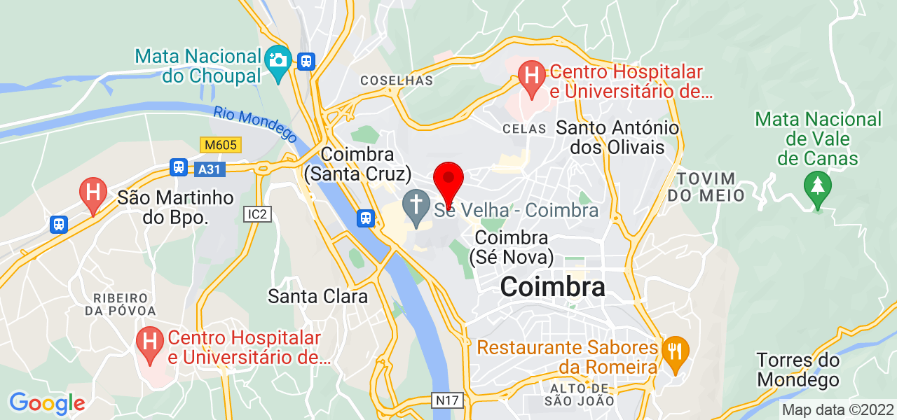 Daniela Costa - Coimbra - Coimbra - Mapa