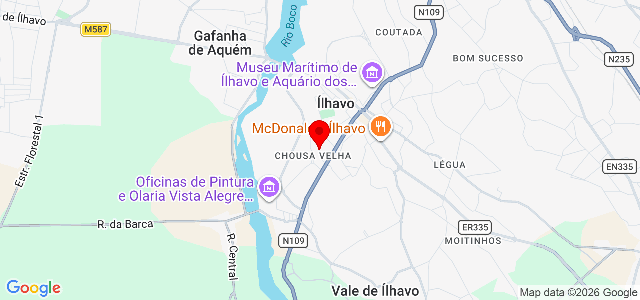 Sofia Pereira - Aveiro - Ílhavo - Map