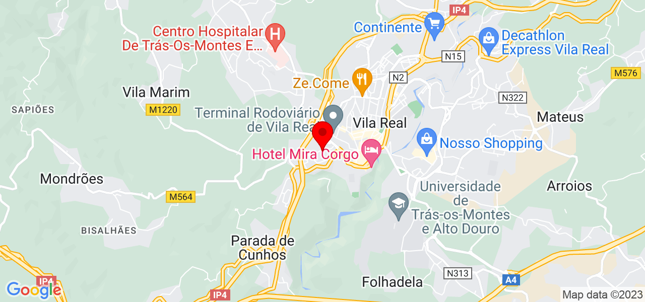 Renata - Vila Real - Vila Real - Mapa
