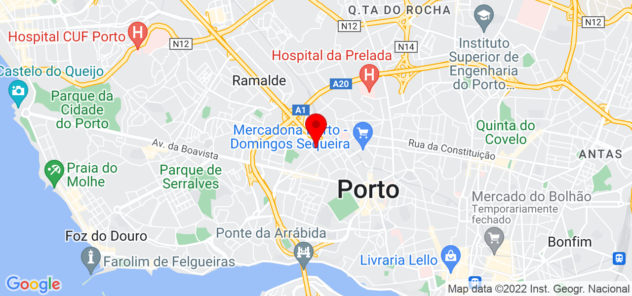Paula - Porto - Porto - Mapa