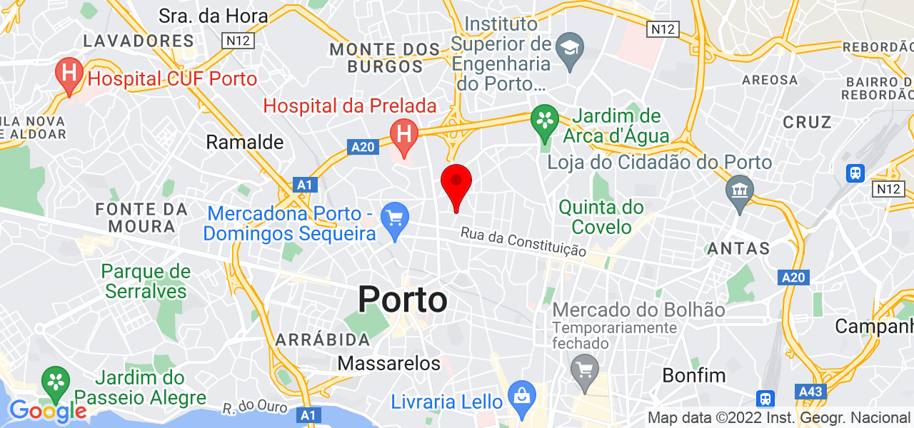 Carolina Viegas - Porto - Porto - Mapa