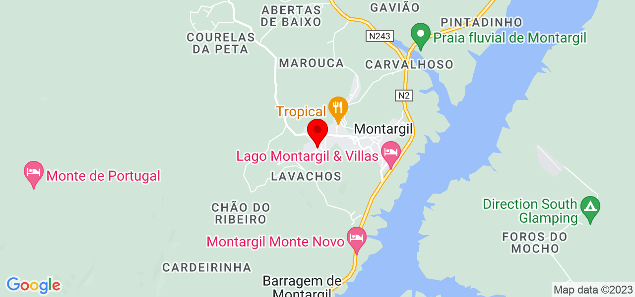 Carolina Pires - Portalegre - Ponte de Sor - Mapa