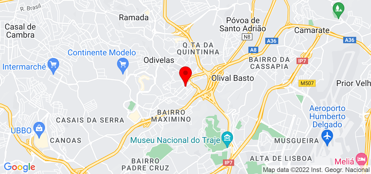 MM Handyman - Lisboa - Odivelas - Mapa
